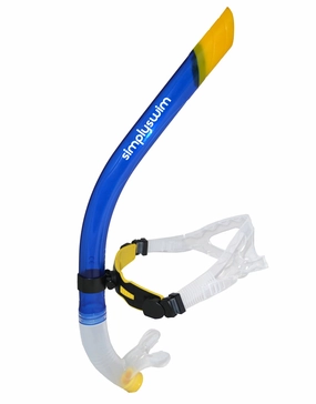 Frontal Centre Snorkel Adult - Blue simply swimwear online, simply swim brand suits