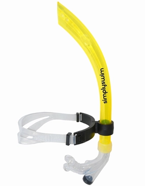 Frontal Centre Snorkel Junior - Yellow simply swimwear online, simply swim brand suits
