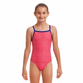 Funkita Blood Hound Tie Me Tight Girls Swimsuit swim training suits women, performance one piece swimsuits
