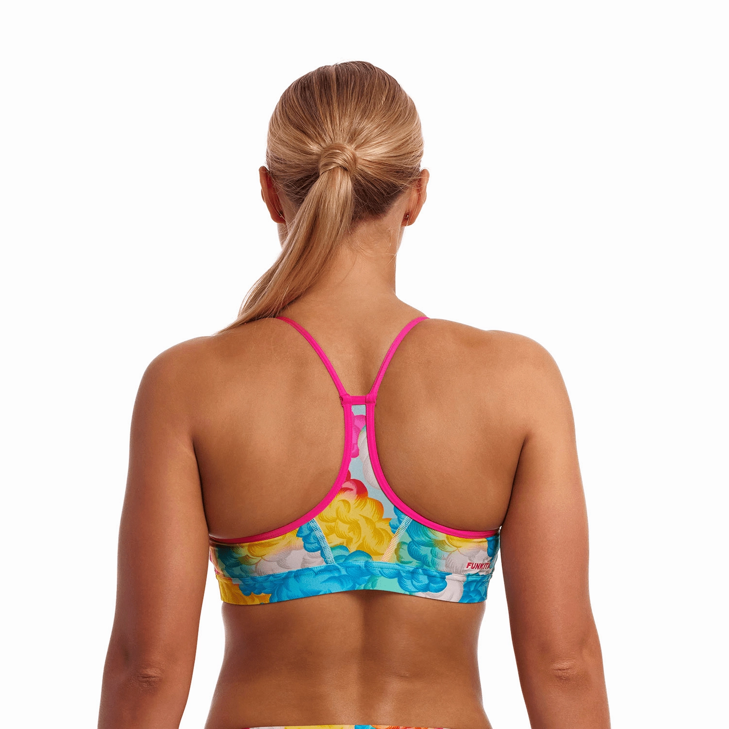 Funkita Cloudy Colours Ladies Swim Crop Top