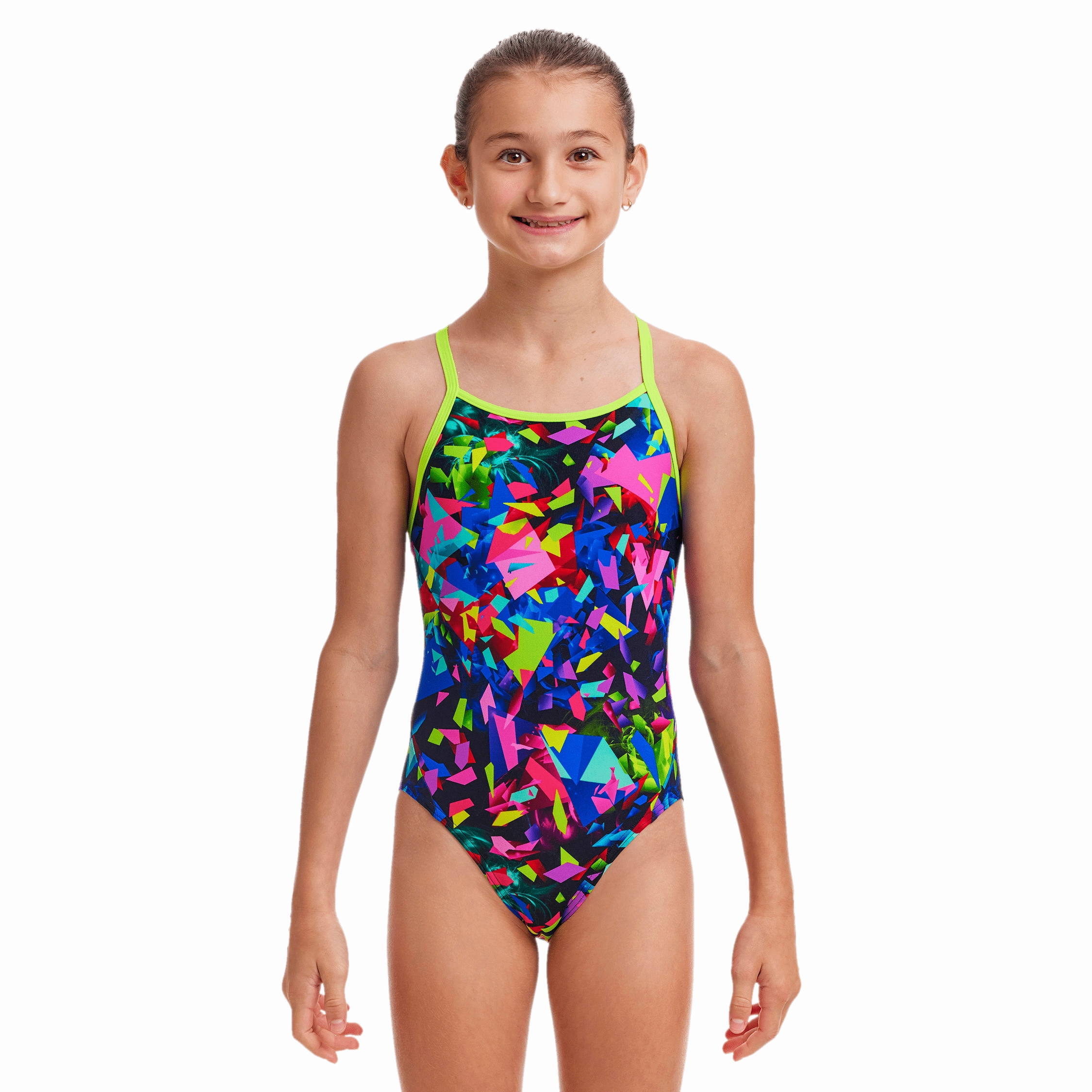 Funkita Destroyer Diamond Back Girls Swimsuit swim training suits women, performance one piece swimsuits