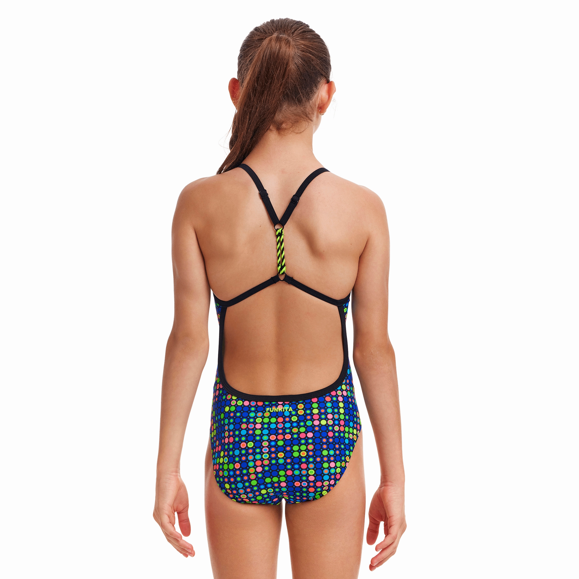 Funkita Dial A Dot Twisted Girls Swimsuit