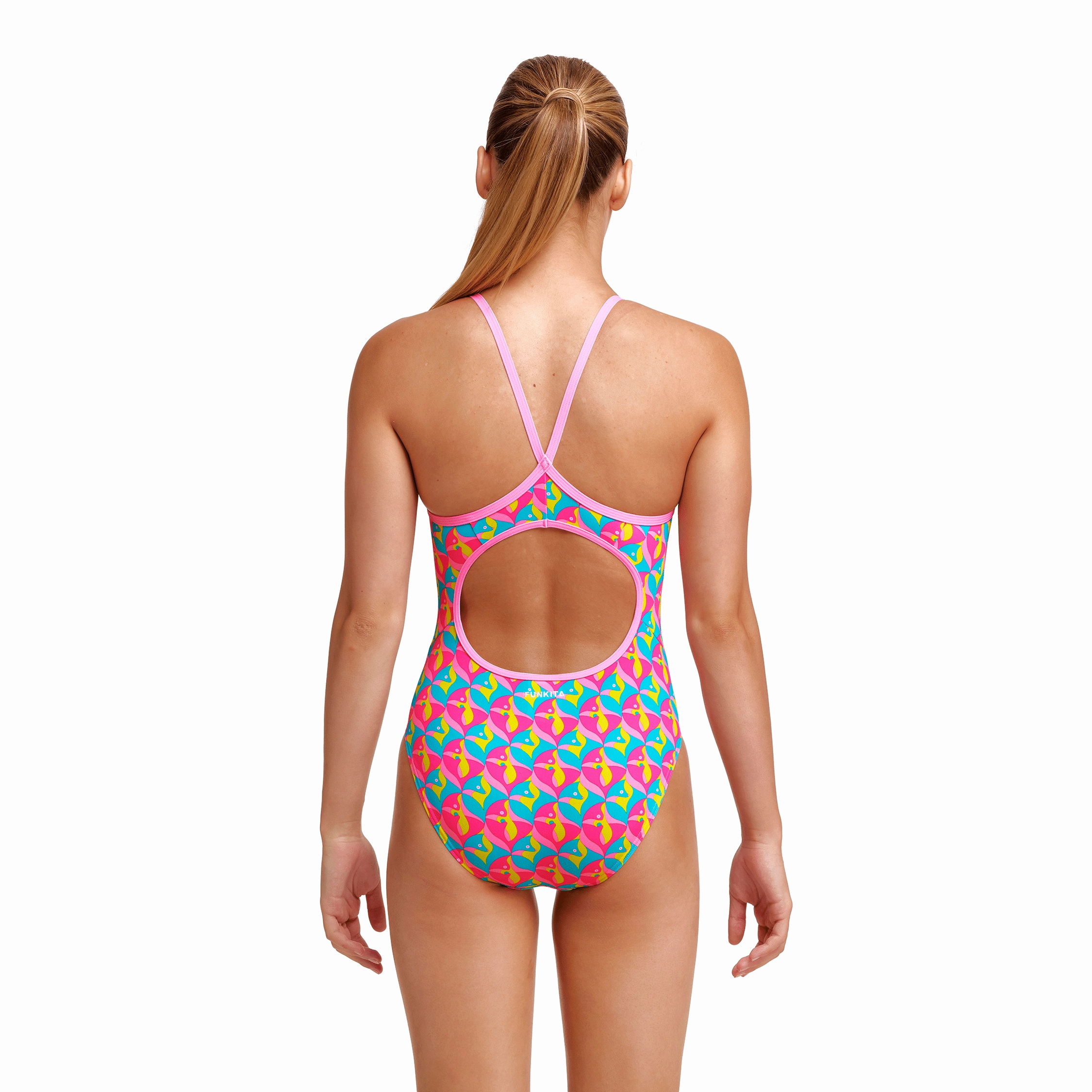Funkita Foxy Friends Girl's Diamond Back One Piece Swimsuit