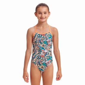 Funkita Free Love Twisted Girls Swimsuit swim training suits women, performance one piece swimsuits