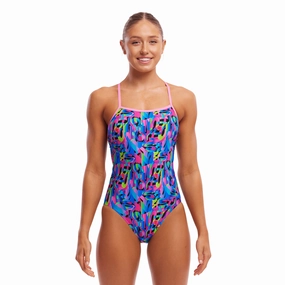 Funkita Funk & Blues Single Strap Ladies Swimsuit swim training suits women, performance one piece swimsuits