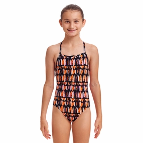 Funkita Headlights Strapped In Girls Swimsuit swim training suits women, performance one piece swimsuits