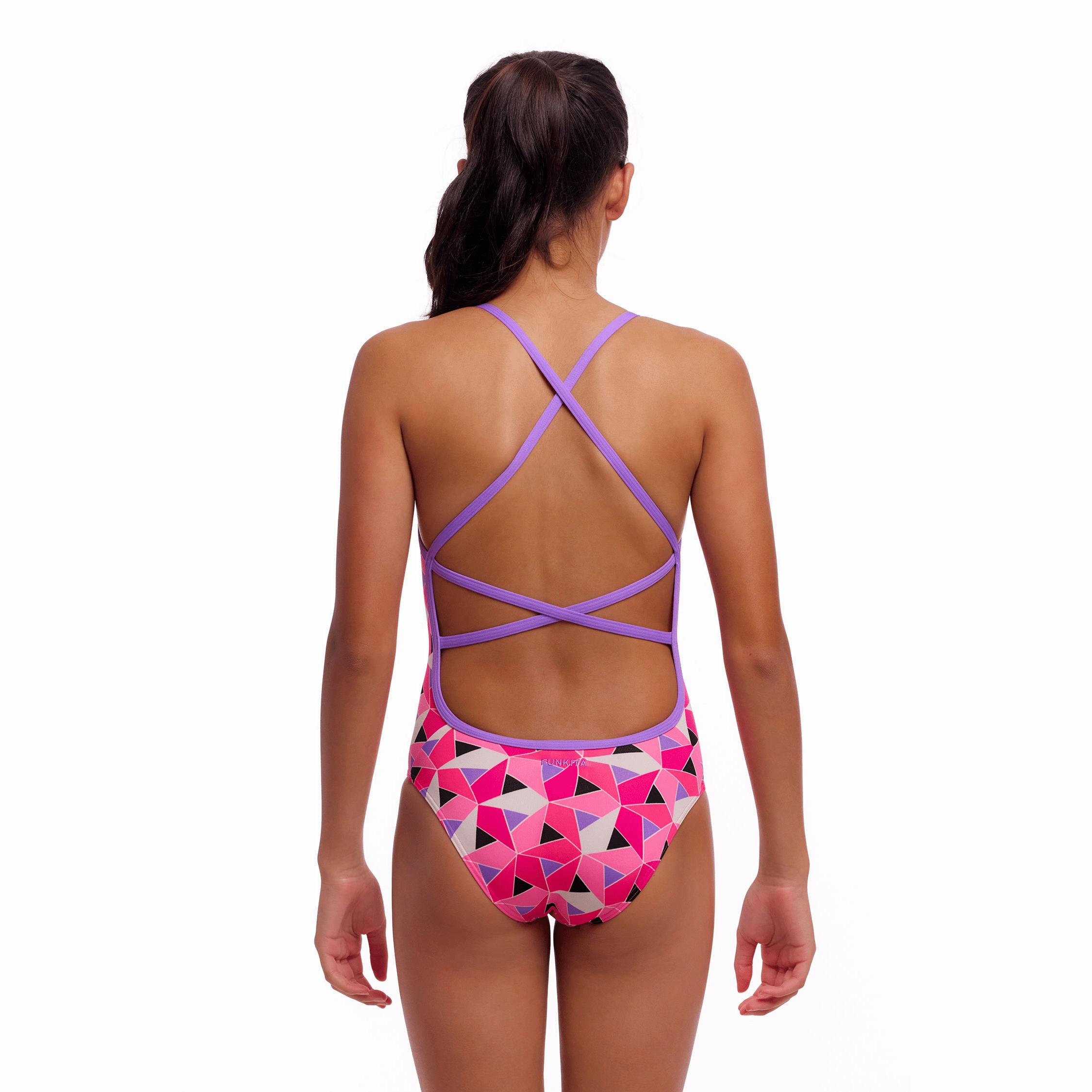 Funkita Ninja Star Strapped In Girls Swimsuit