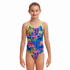 Funkita Palm A Lot Diamond Back Girls Swimsuit swim training suits women, performance one piece swimsuits