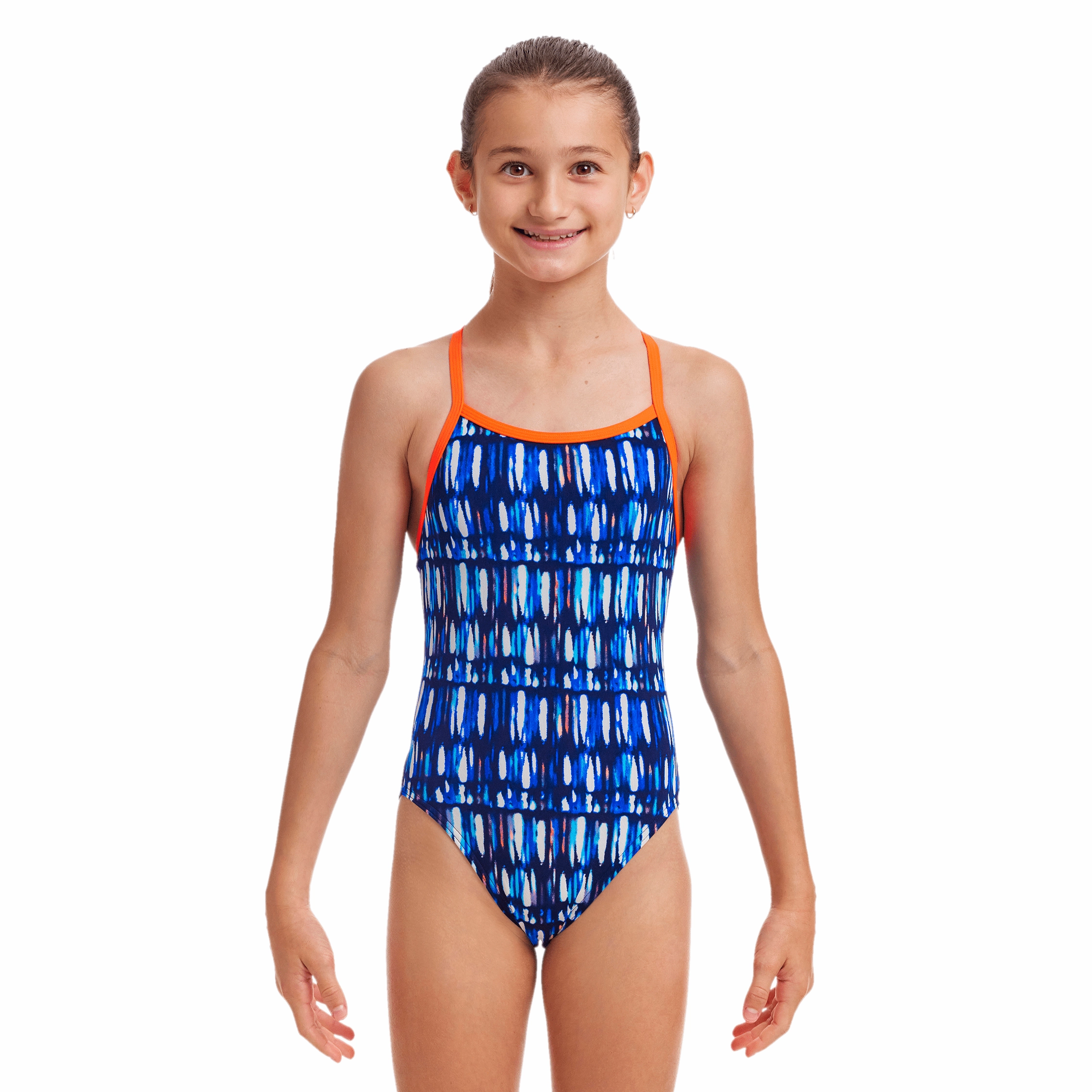 Funkita Perfect Teeth Single Strap Girls Swimsuit swim training suits women, performance one piece swimsuits