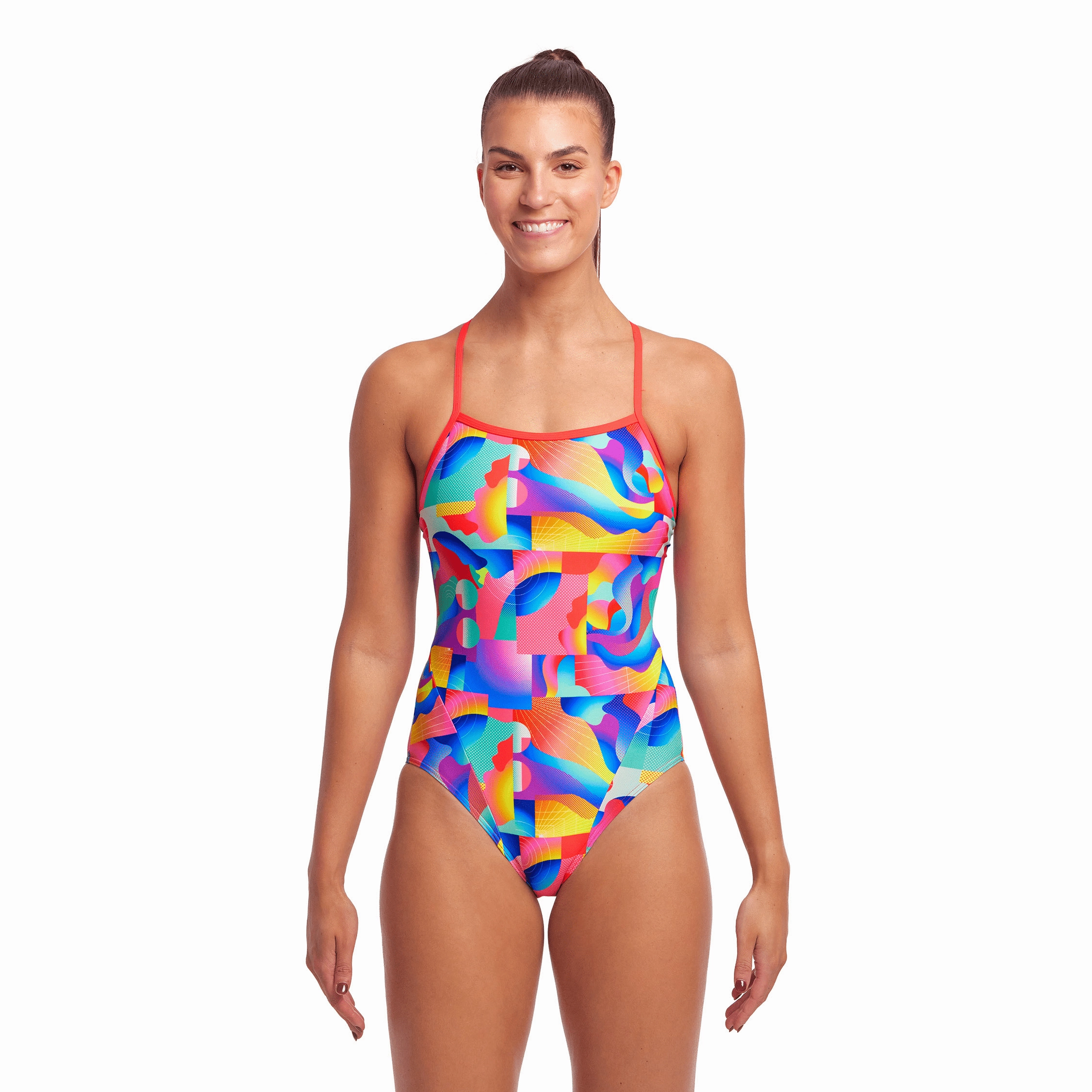 Funkita Radar Rage Ladies Single Strap One Piece Swimsuit swim training suits women, performance one piece swimsuits