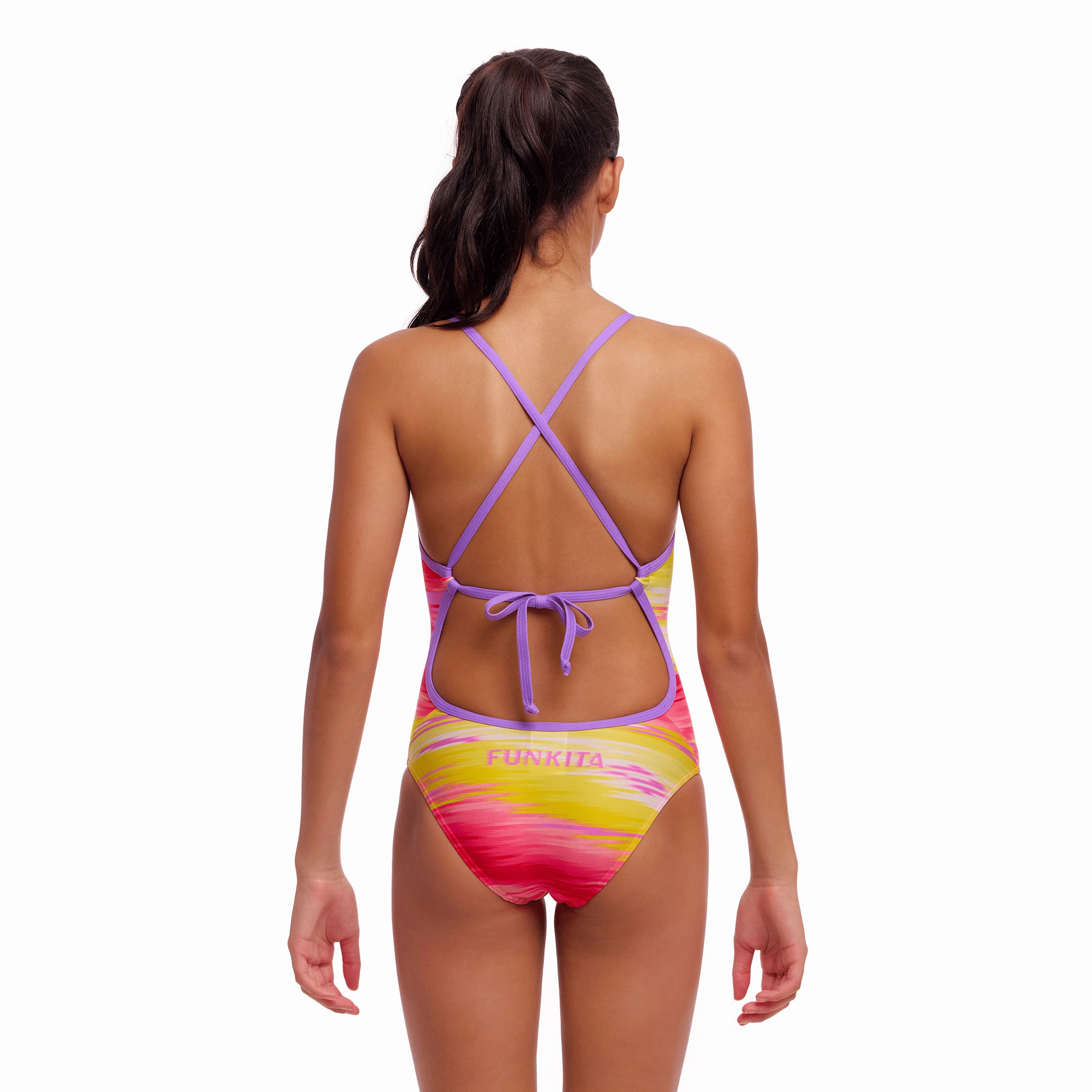 Funkita Sailor Delight Tie Me Tight Girls Swimsuit