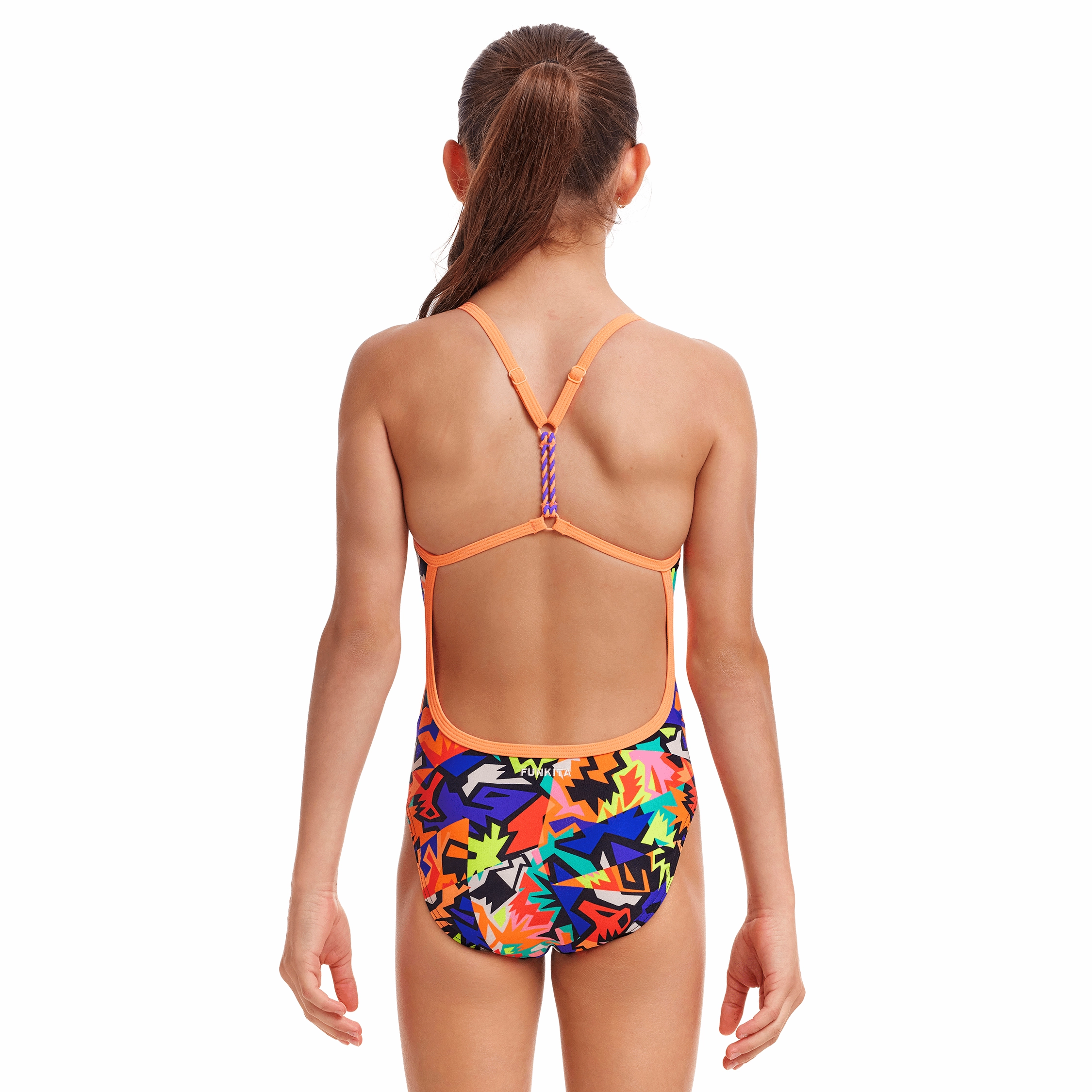 Funkita Saw Tooth Twisted Girls Swimsuit