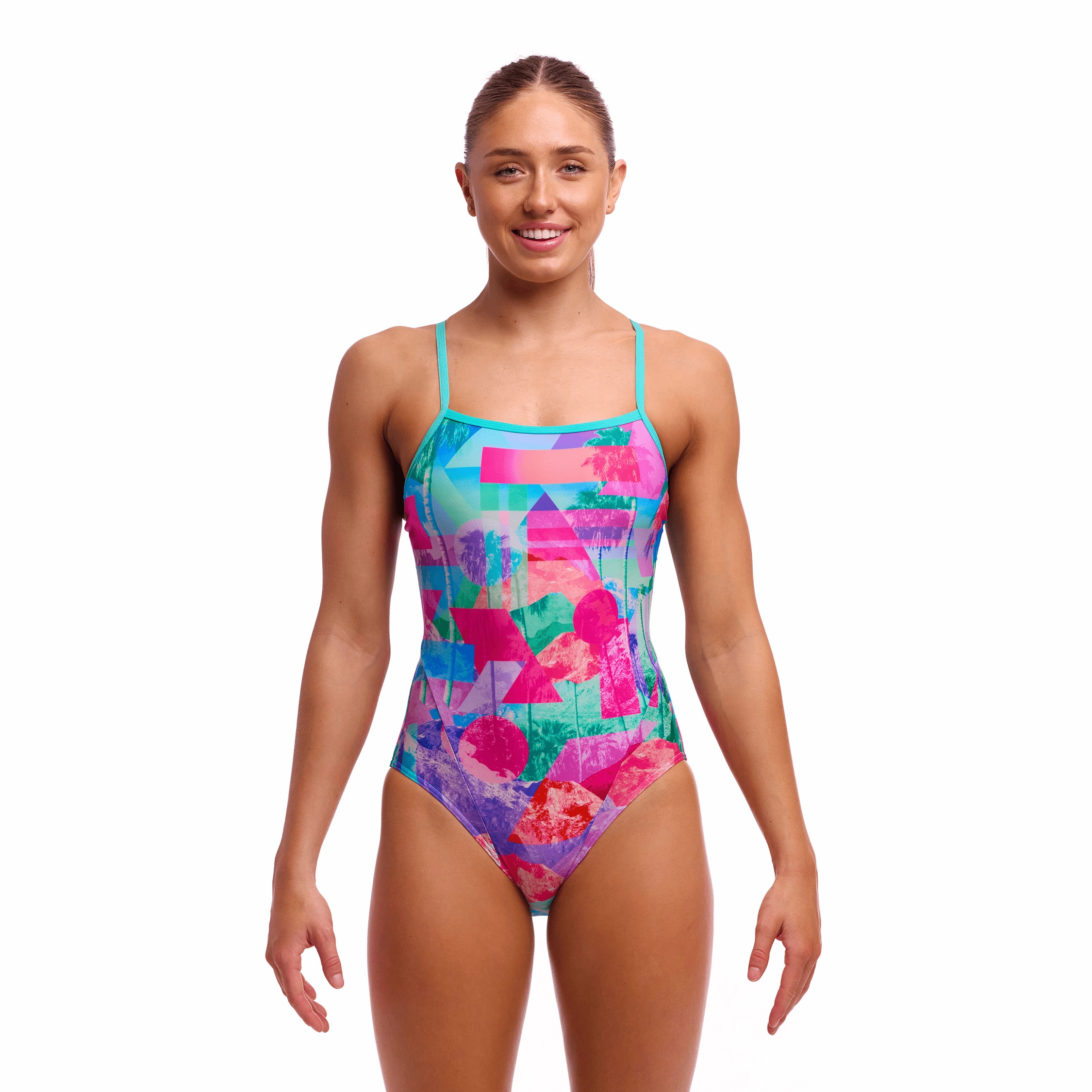 Funkita Snap That Single Strap Ladies Swimsuit swim training suits women, performance one piece swimsuits