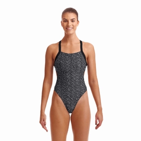Funkita Spickled Ladies Brace Free Swimsuit swim training suits women, performance one piece swimsuits
