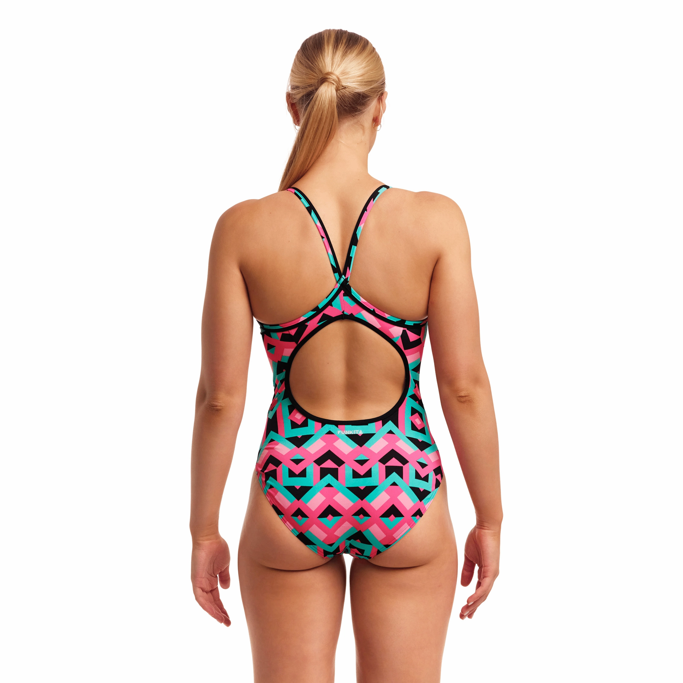 Funkita Square Stare Diamond Back Ladies Swimsuit