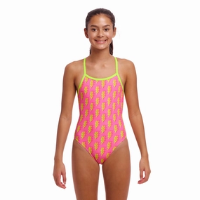 Funkita Stunner Single Strap Girls Swimsuit swim training suits women, performance one piece swimsuits