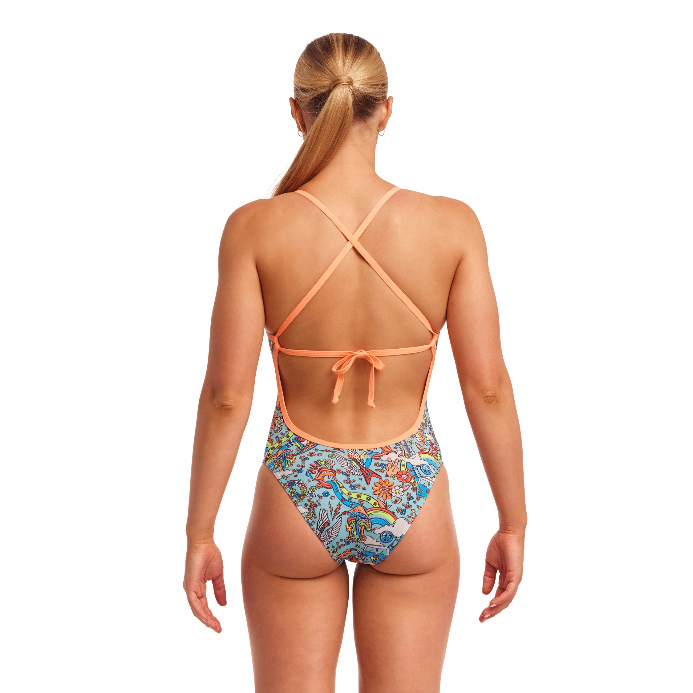 Funkita Sunny Bunny Tie Me Tight Ladies Swimsuit