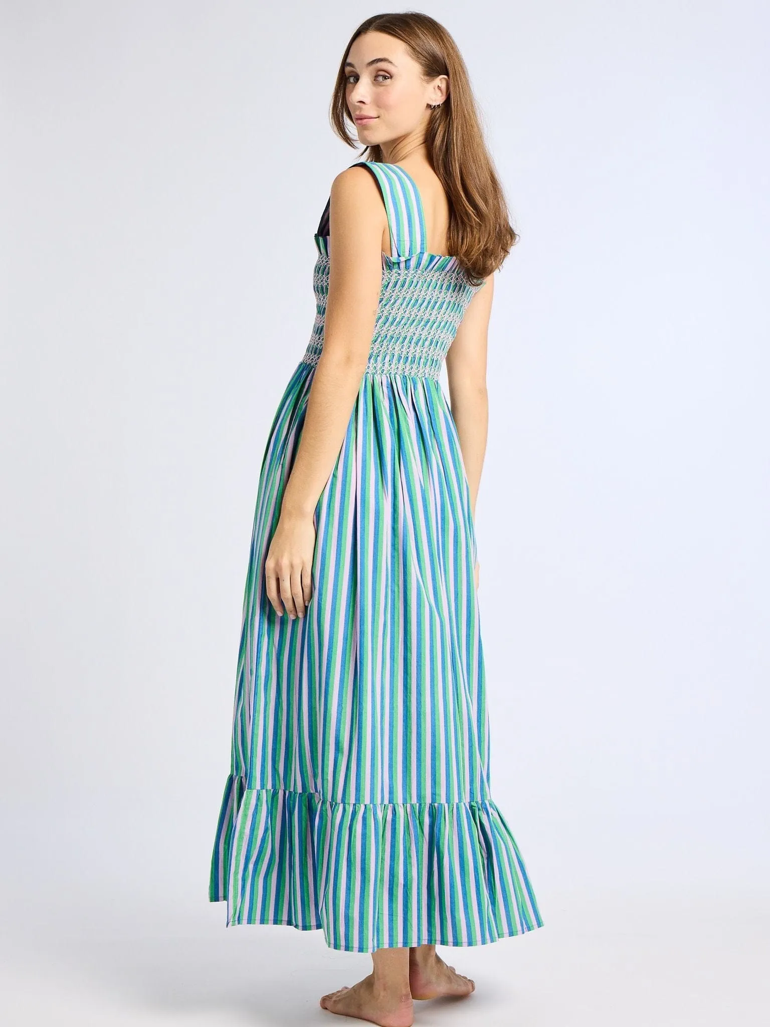Garden Dress in Printemps Stripe