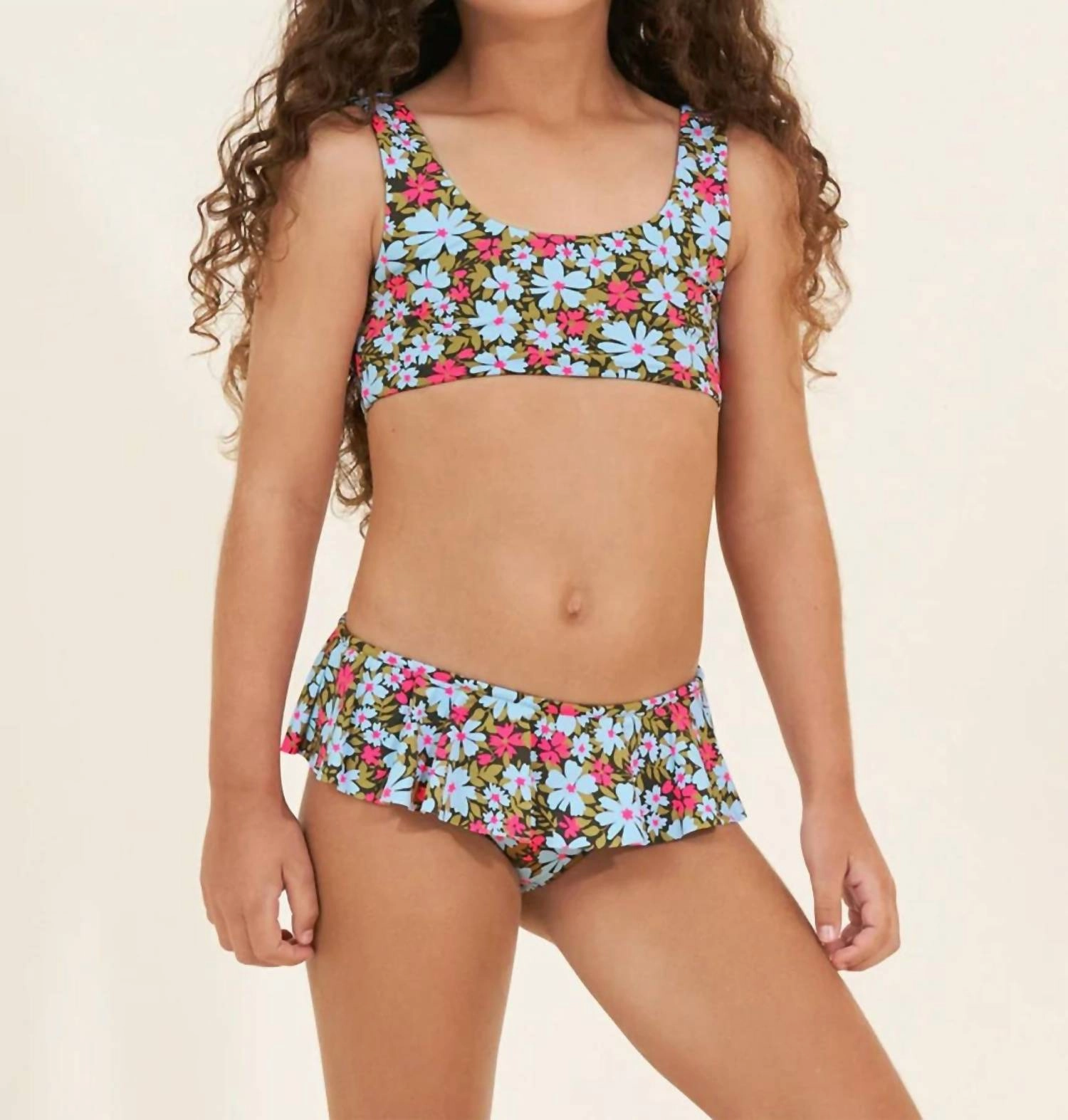 Girl's Ditsyduo Vulcan Bikini Set In Multi