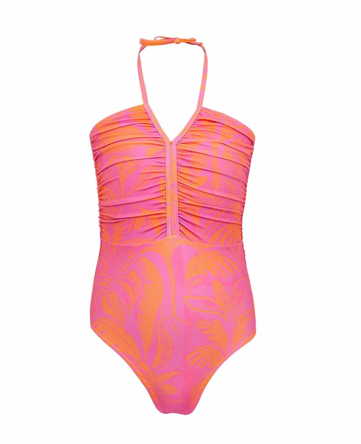 Girl's Josie One Piece In Pink stylish teen girl swimsuits, teen girls swimwear sets