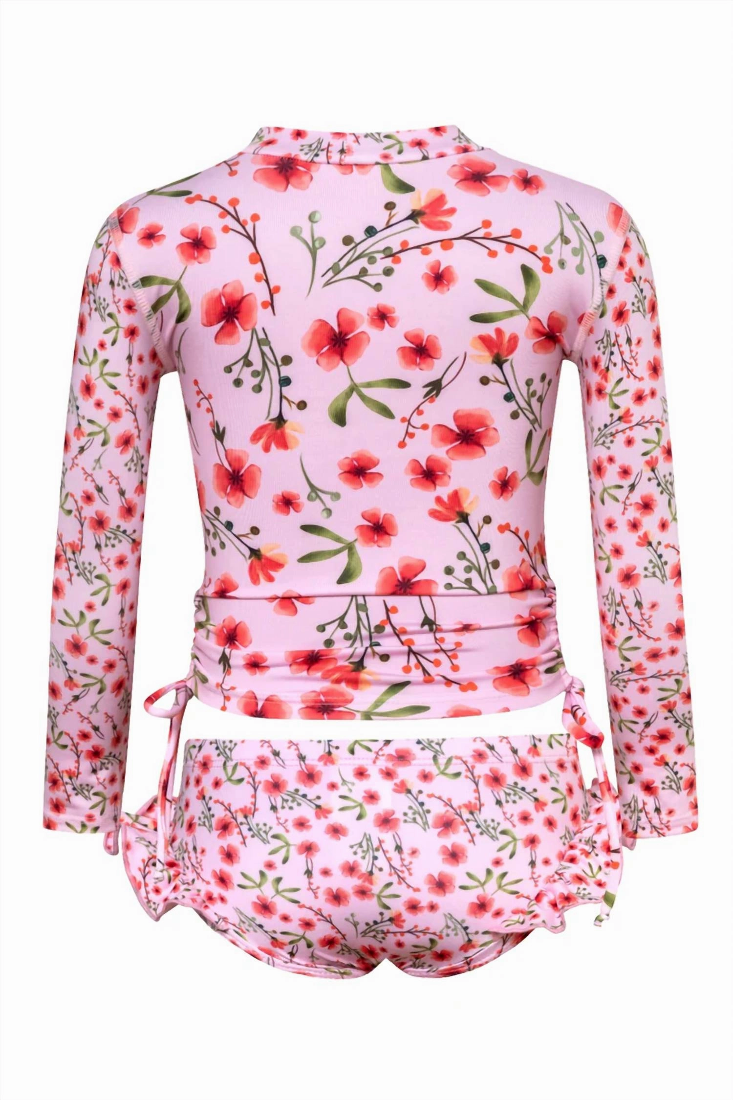 Girl's Shady Rash Guard In Blossom
