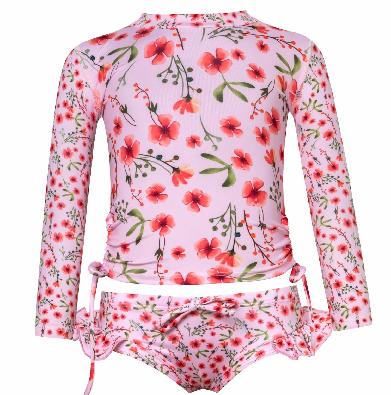 Girl's Shady Rash Guard In Blossom cute swimsuits for teen girls, modest teen swimwear