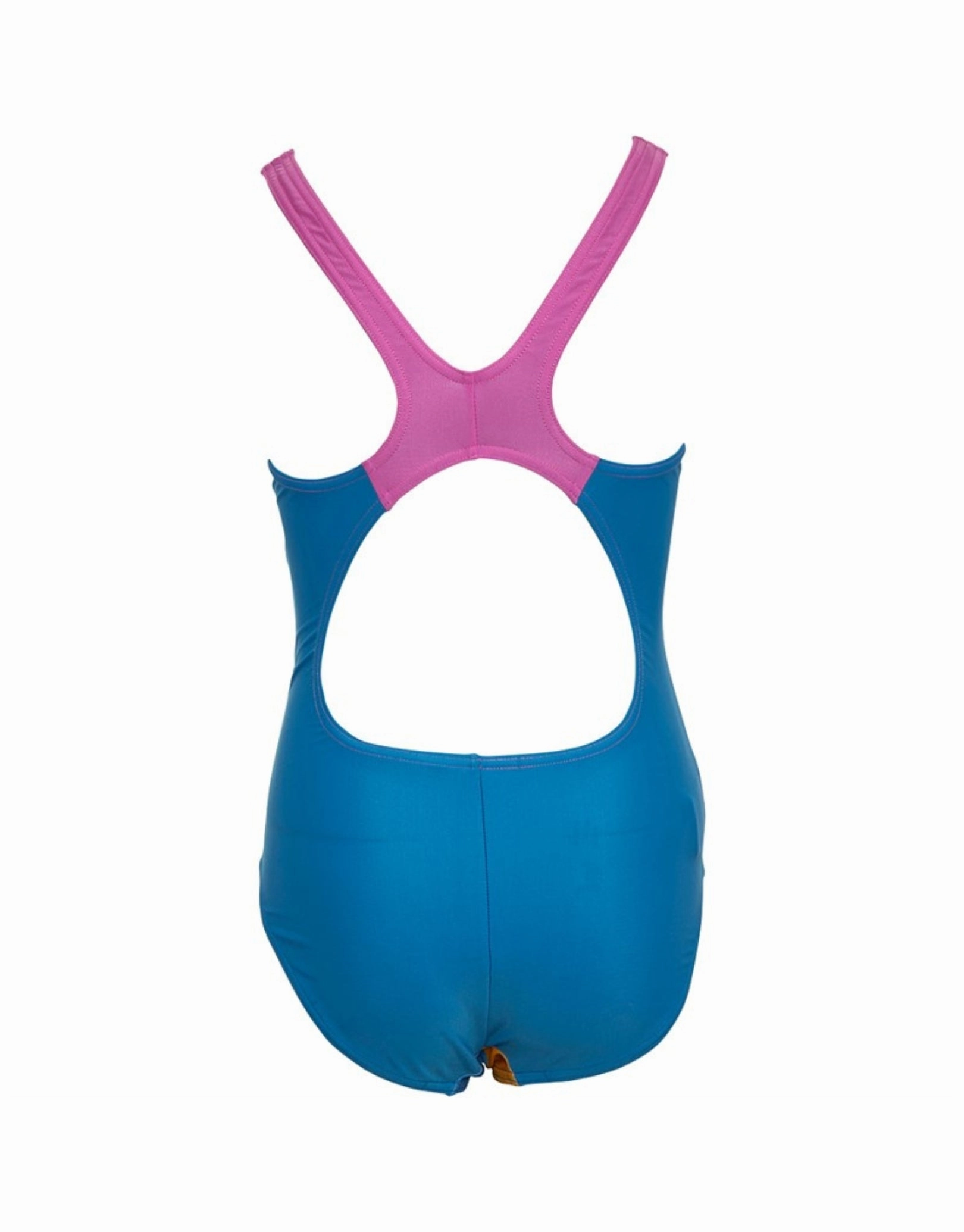 Girls Digital Placement Pulseback Swimsuit - Blue/Yellow