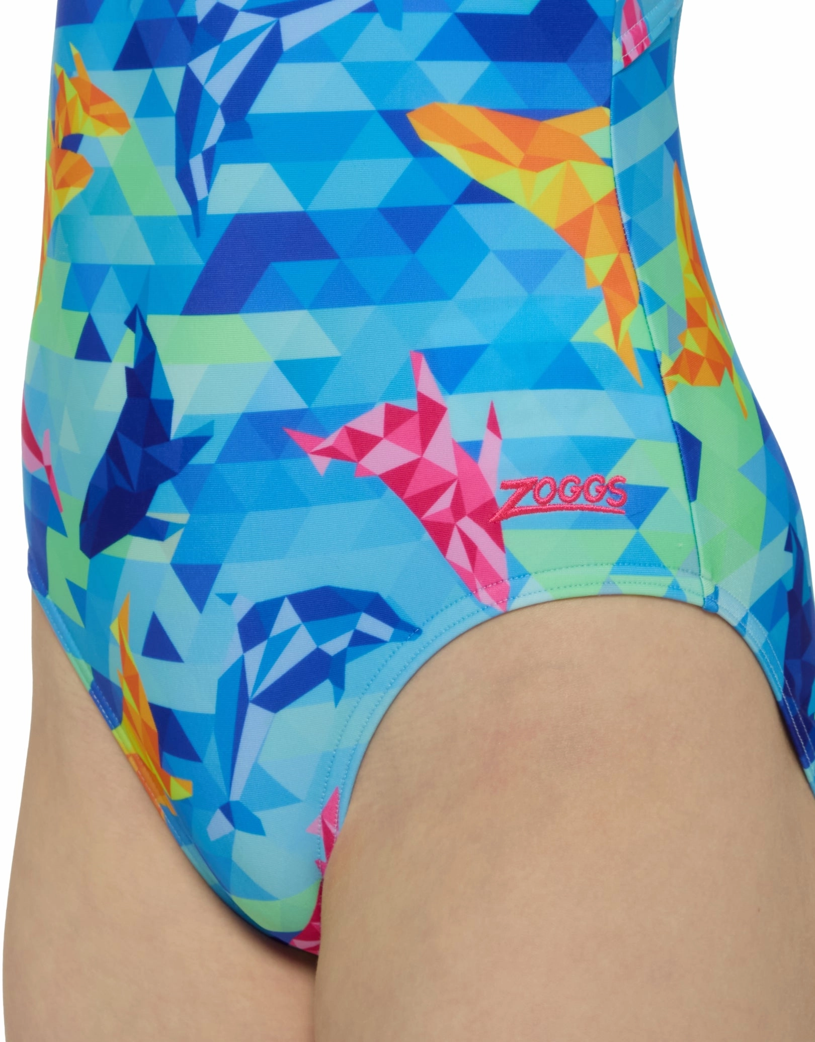 Girls Dolphine Sprintback Swimsuit - Blue
