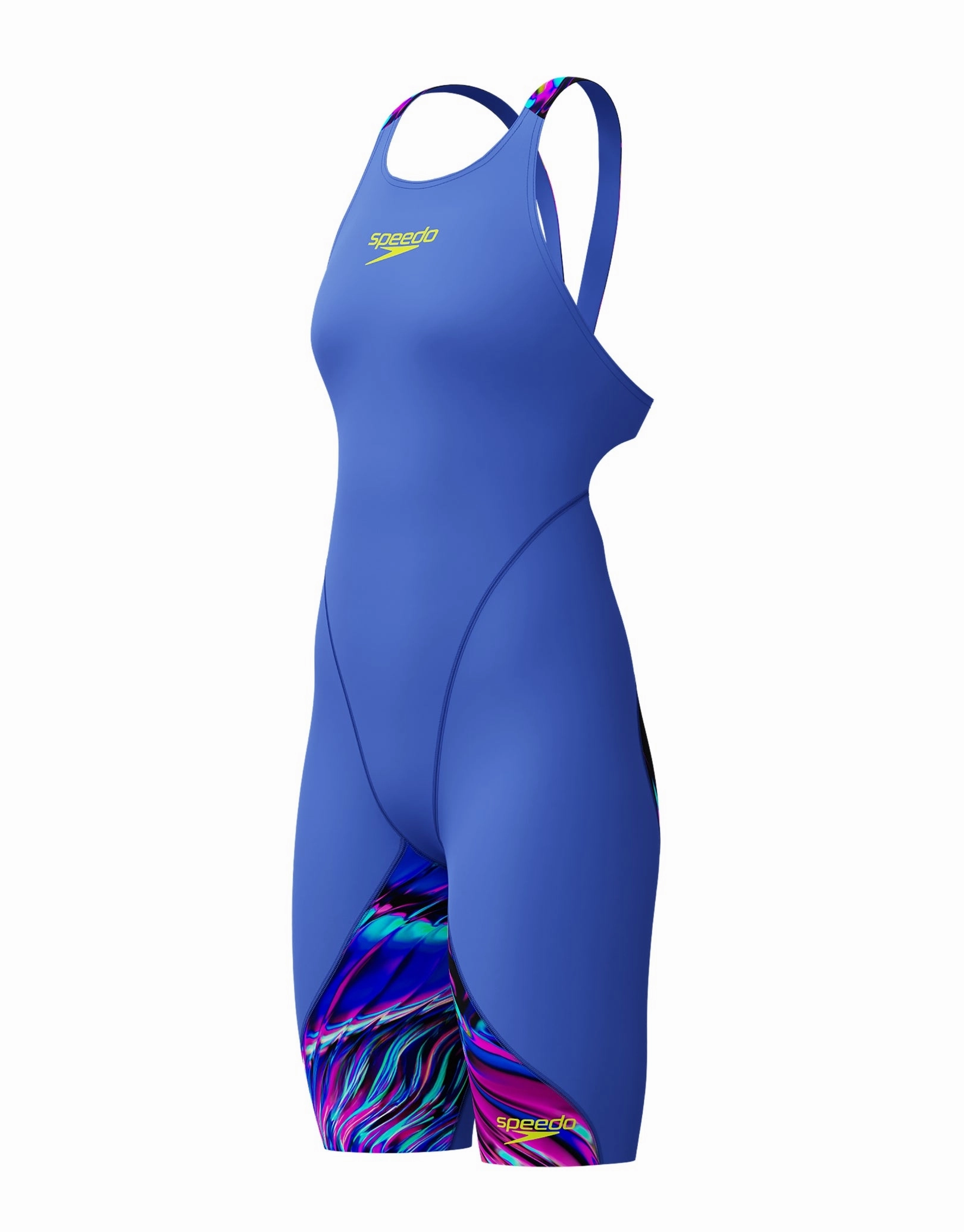 Girls Fastskin LZR Ignite Kneeskin - Blue/Multi