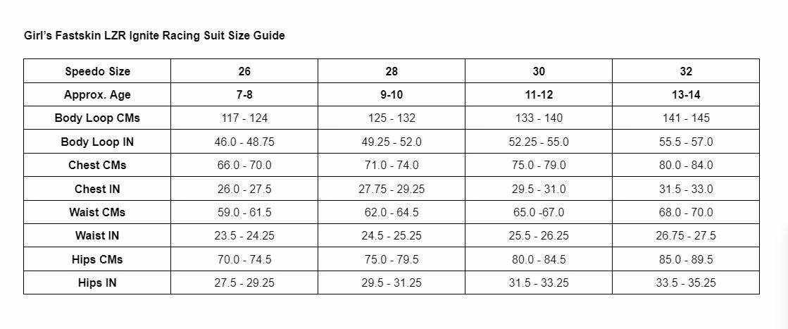 Girls Fastskin LZR Ignite Kneeskin - Blue/Multi