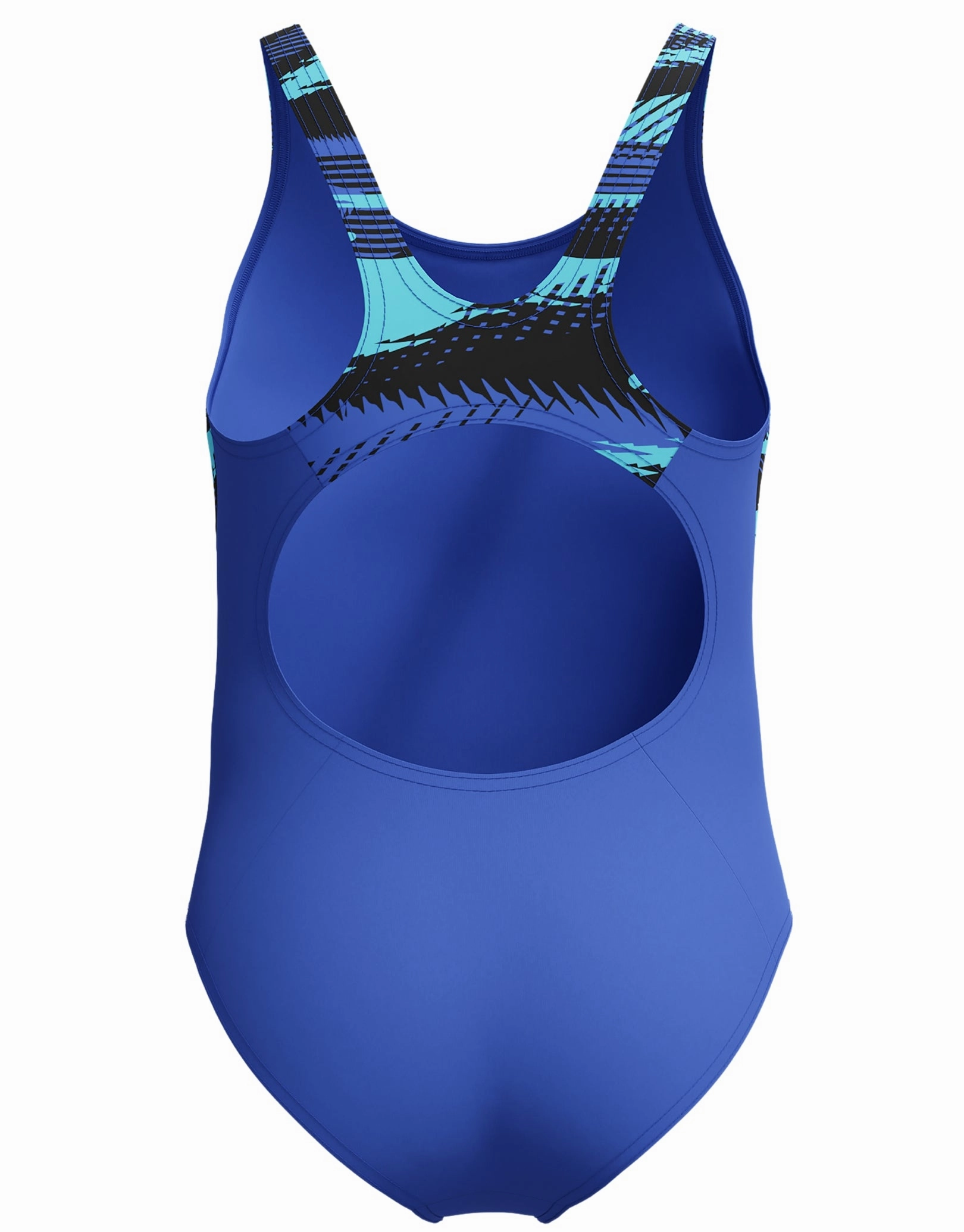 Girls Hyperboom Splice Muscleback Swimsuit - Blue