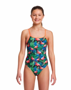 Girls Jungle Bungle Diamond Back Swimsuit funkita womens swimsuits, funkita colorful swimwear
