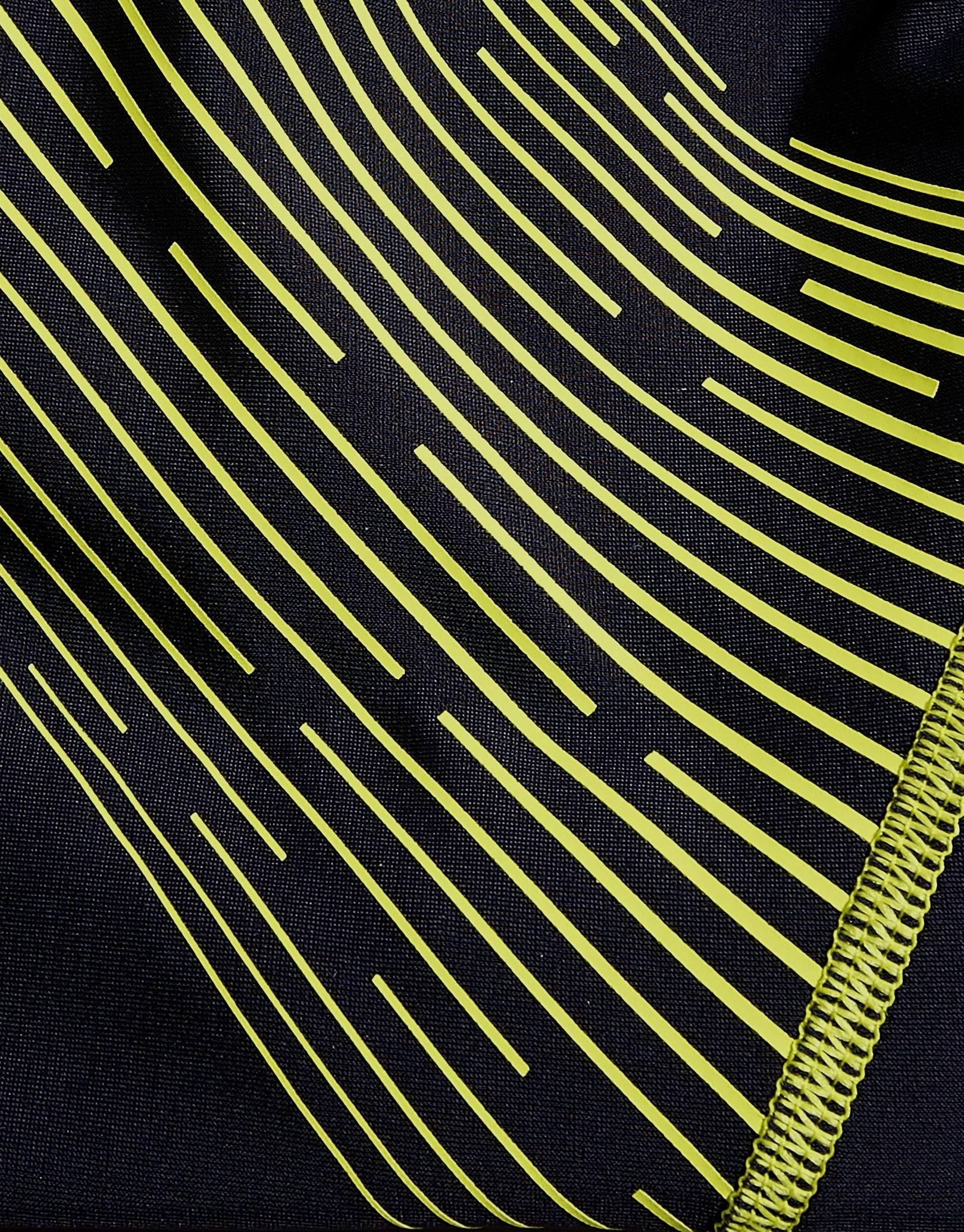 Girls Medley Logo Medalist Swimsuit - Navy/Yellow