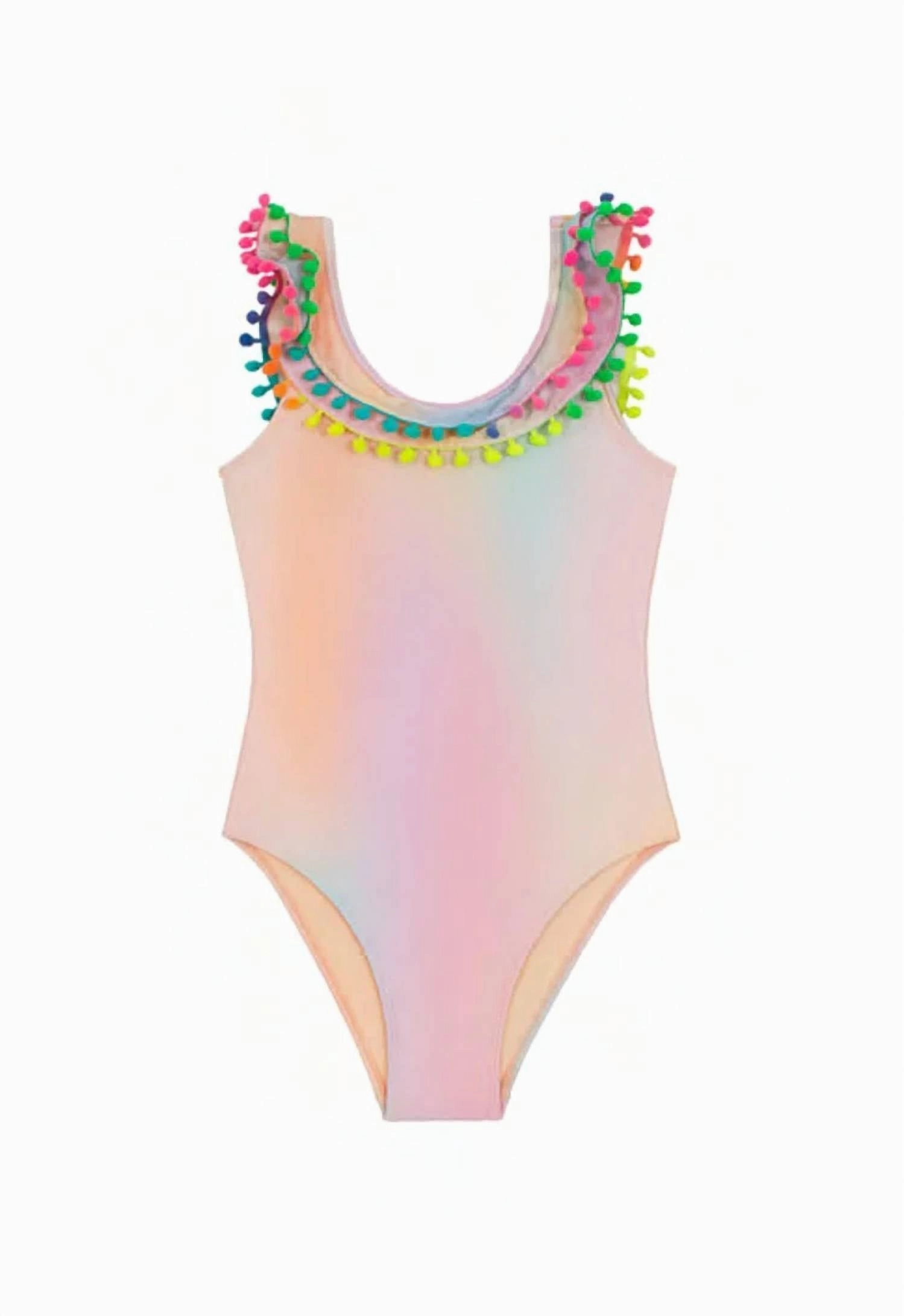 Girls Pompom Bikini In Golden Hour