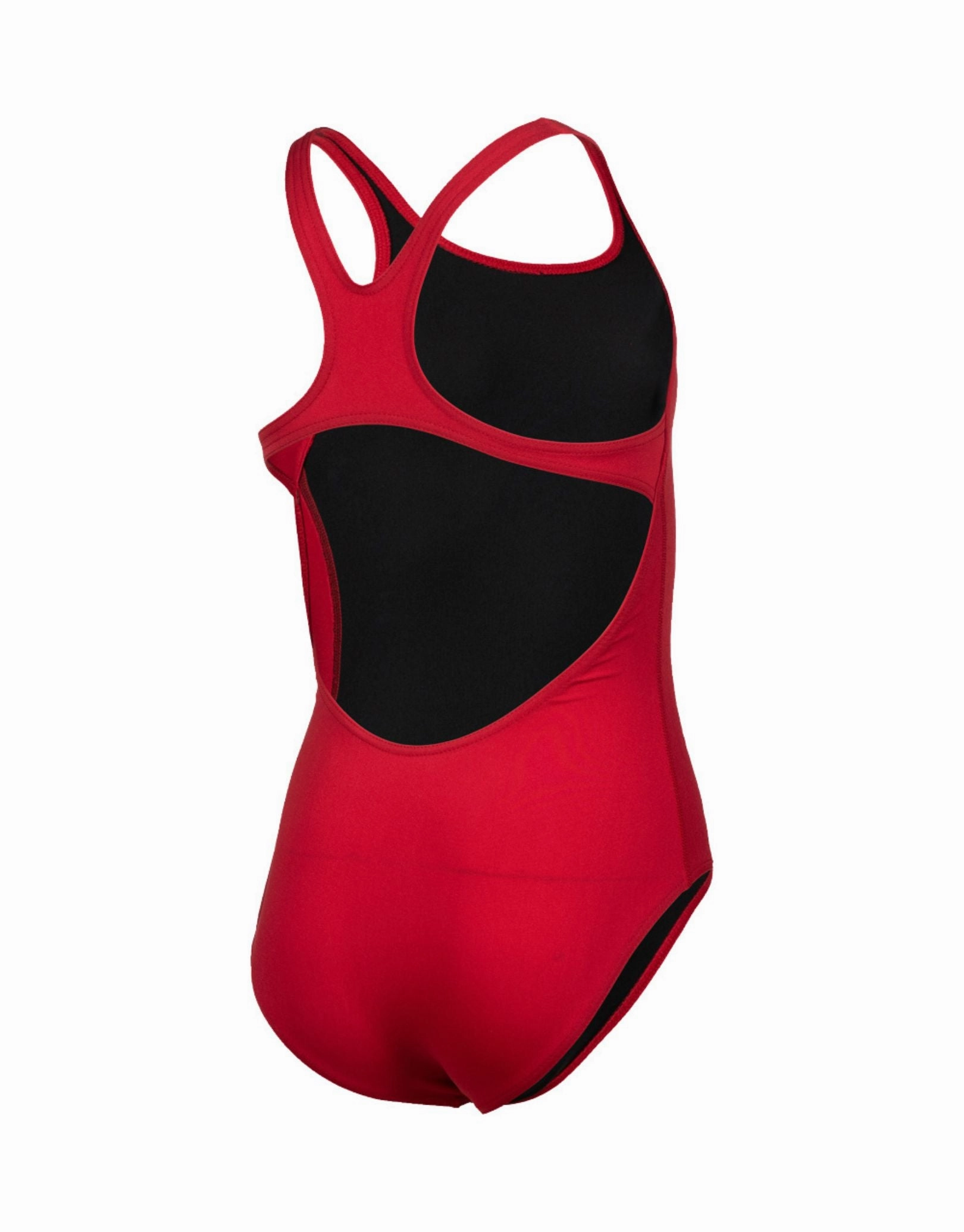 Girls Team Swim Pro Solid Swimsuit - Red/White