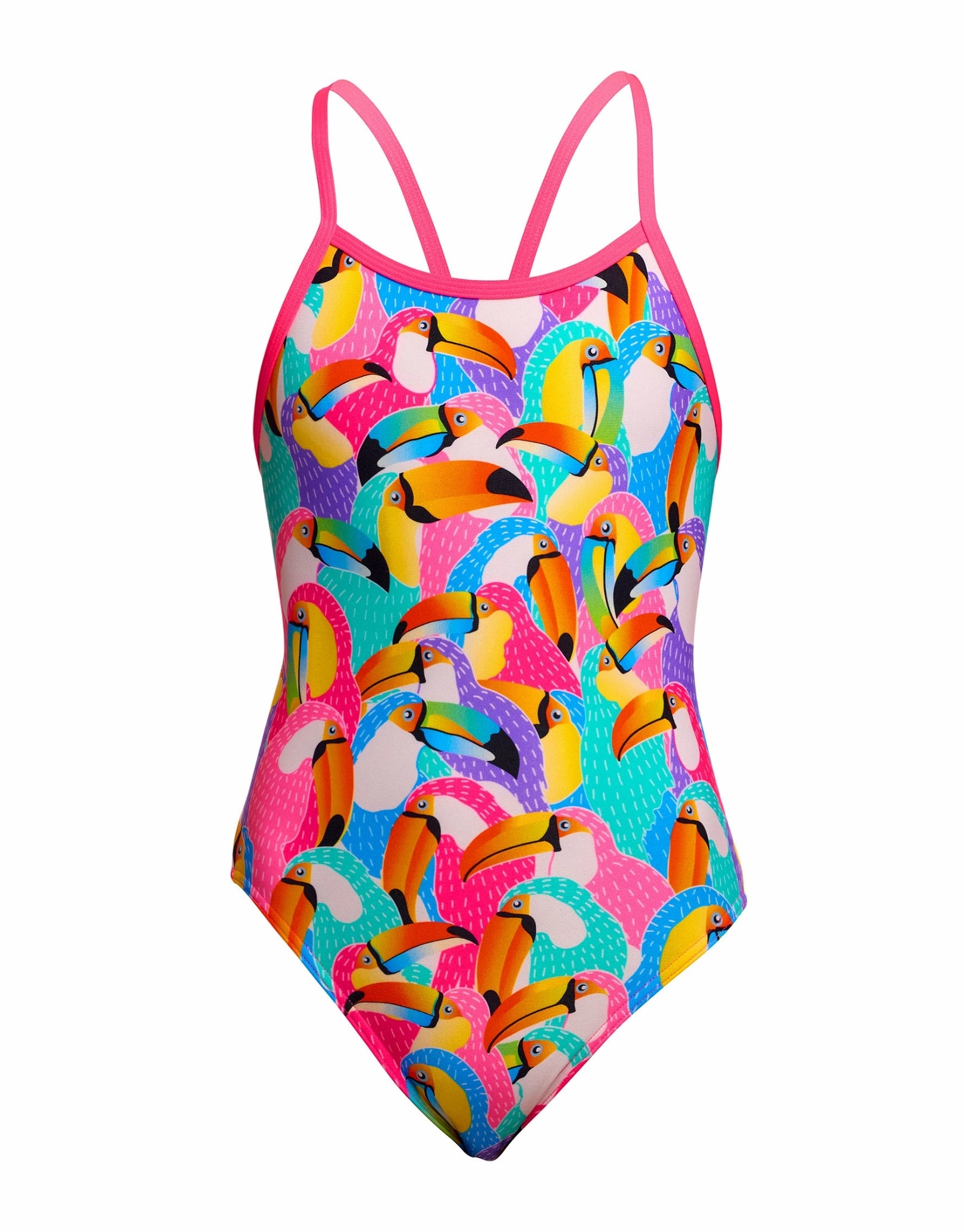 Girls Tou By Tou Single Strap Swimsuit - Multi