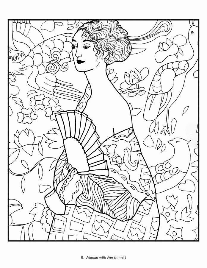 Gustav Klimt Coloring Book