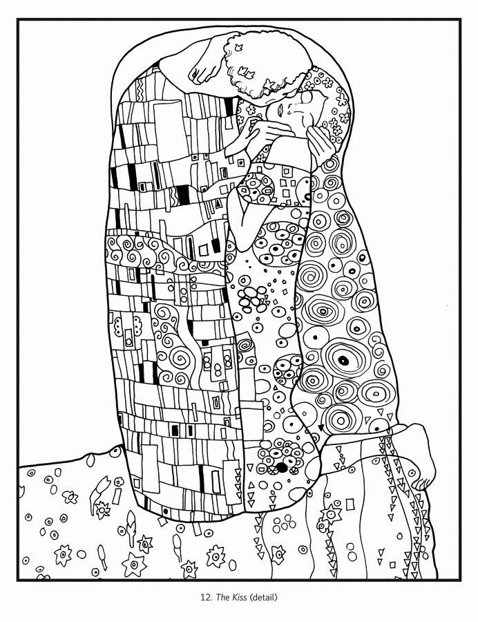 Gustav Klimt Coloring Book