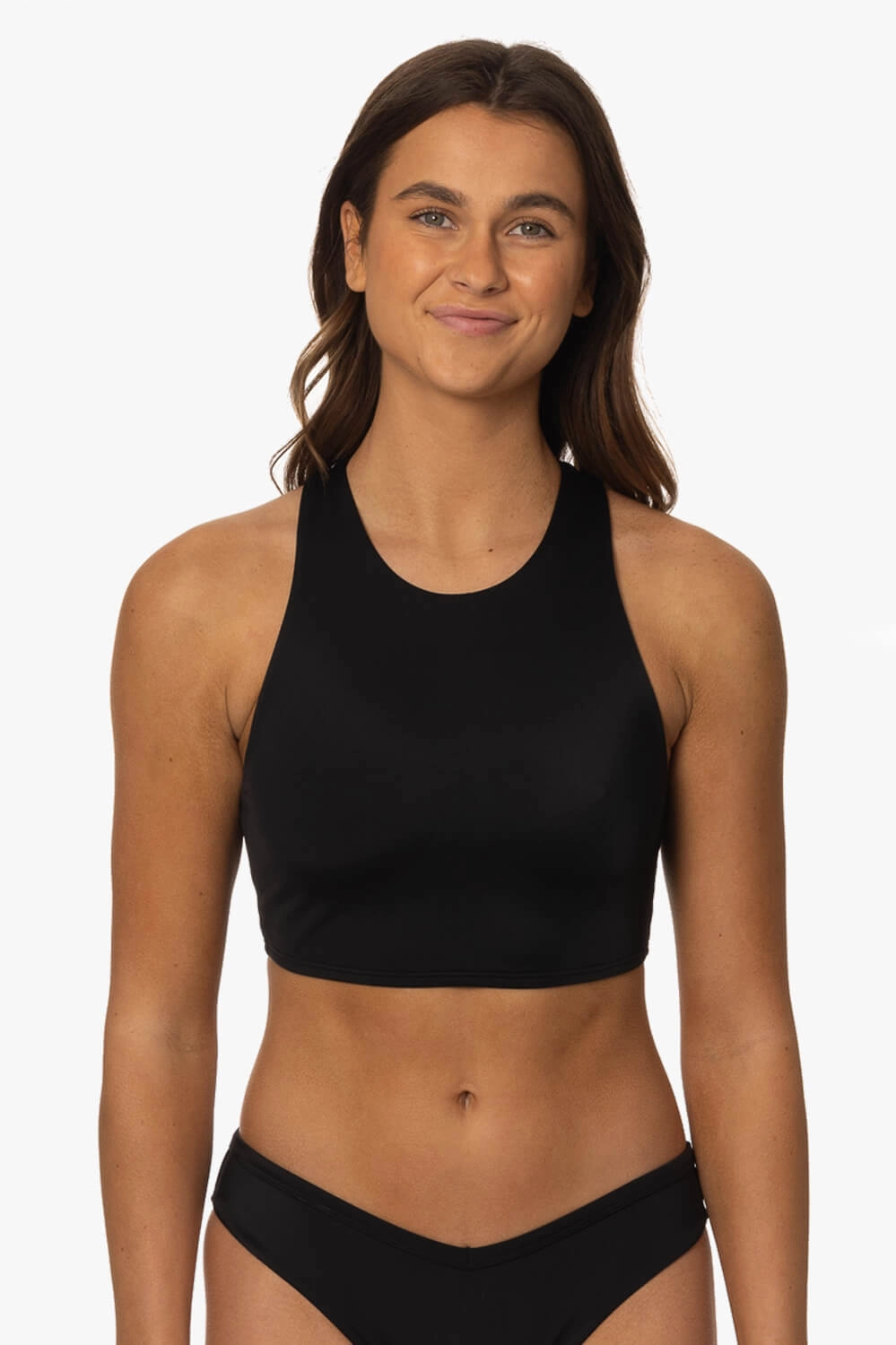 Gwen Bikini Top - Black inclusive swimwear styles, all season swimwear options