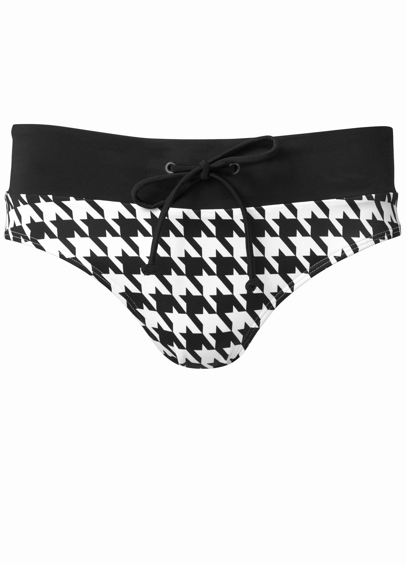 Gym To Swim Bottom - Houndstooth