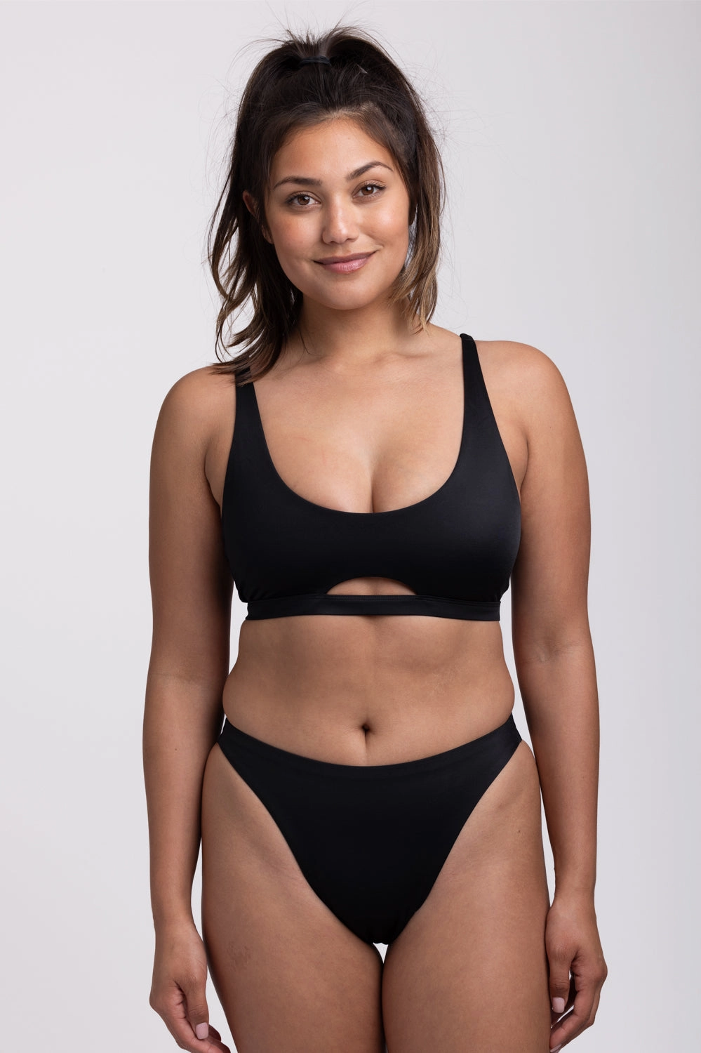 Haliewa Bikini Bottom - Black