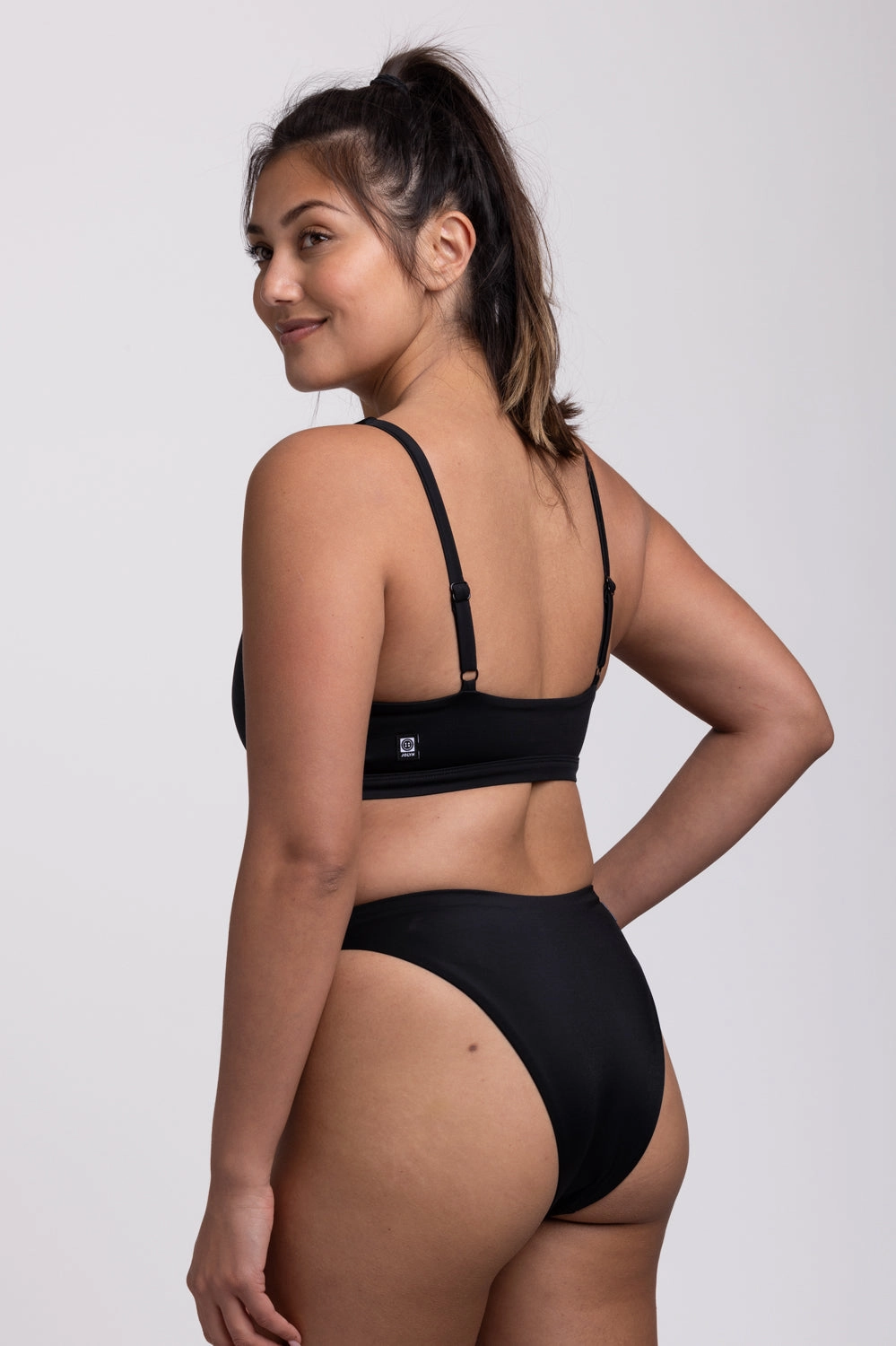 Haliewa Bikini Bottom - Black