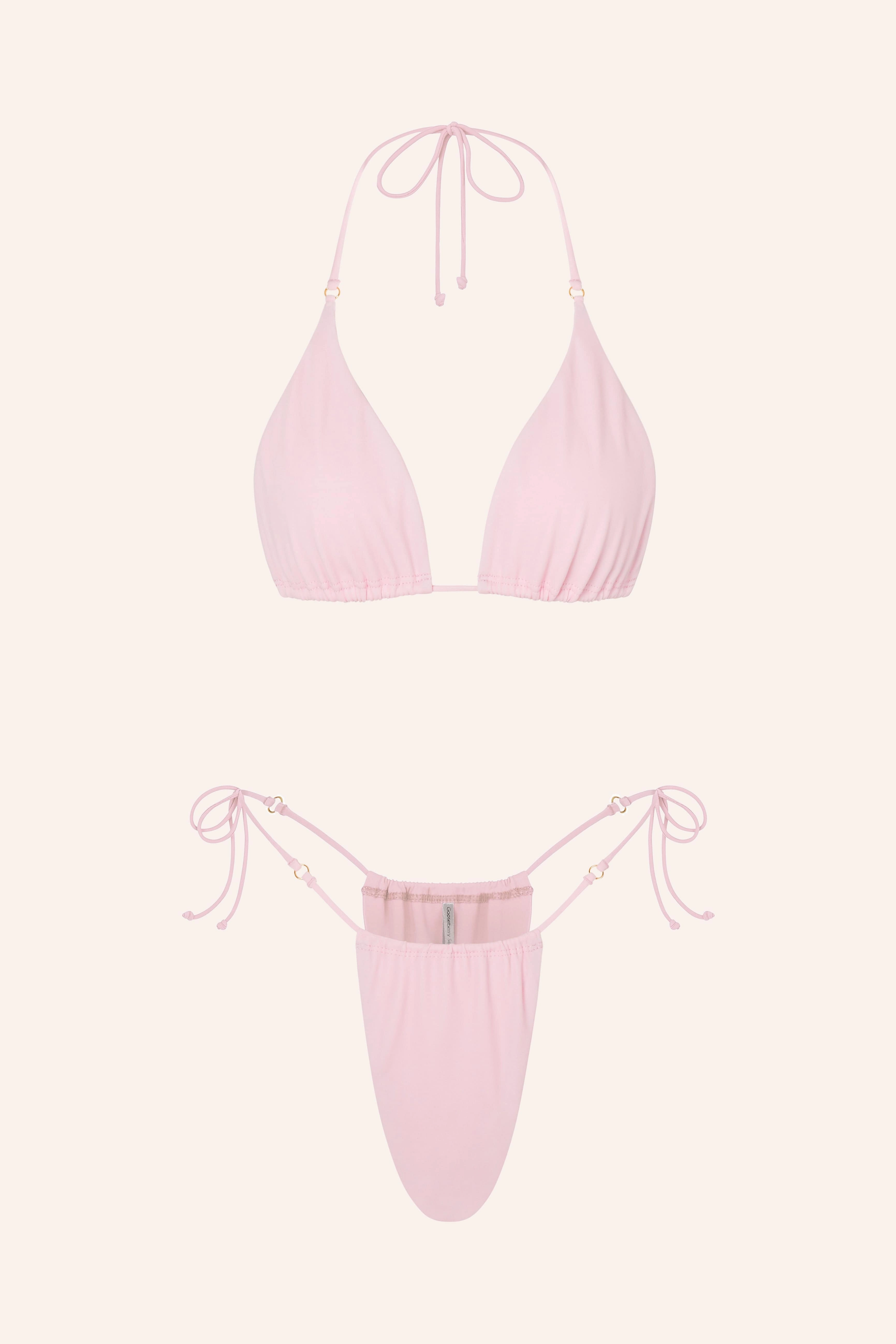 Halterneck Triangle Baby Pink