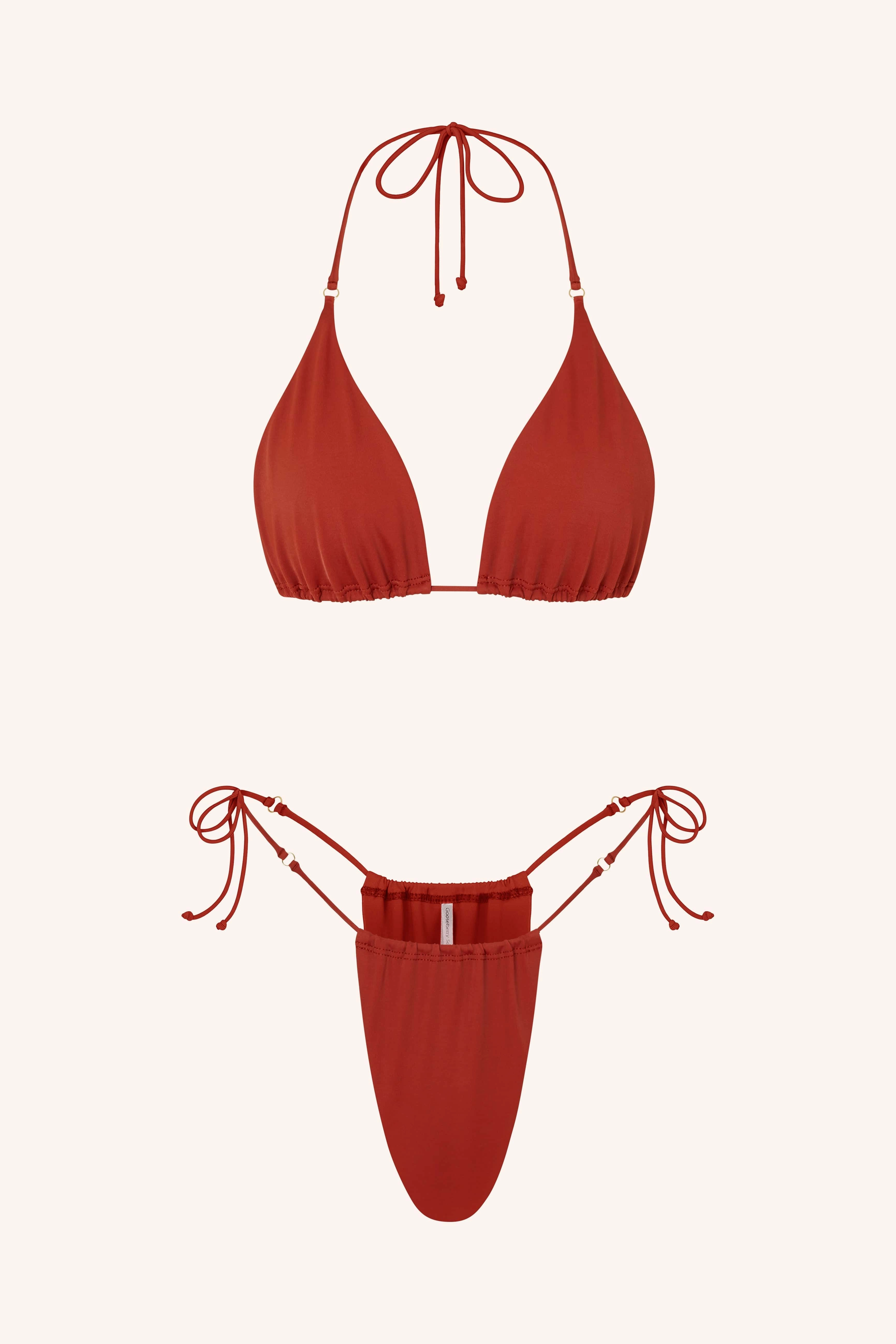 Halterneck Triangle Baby Pink