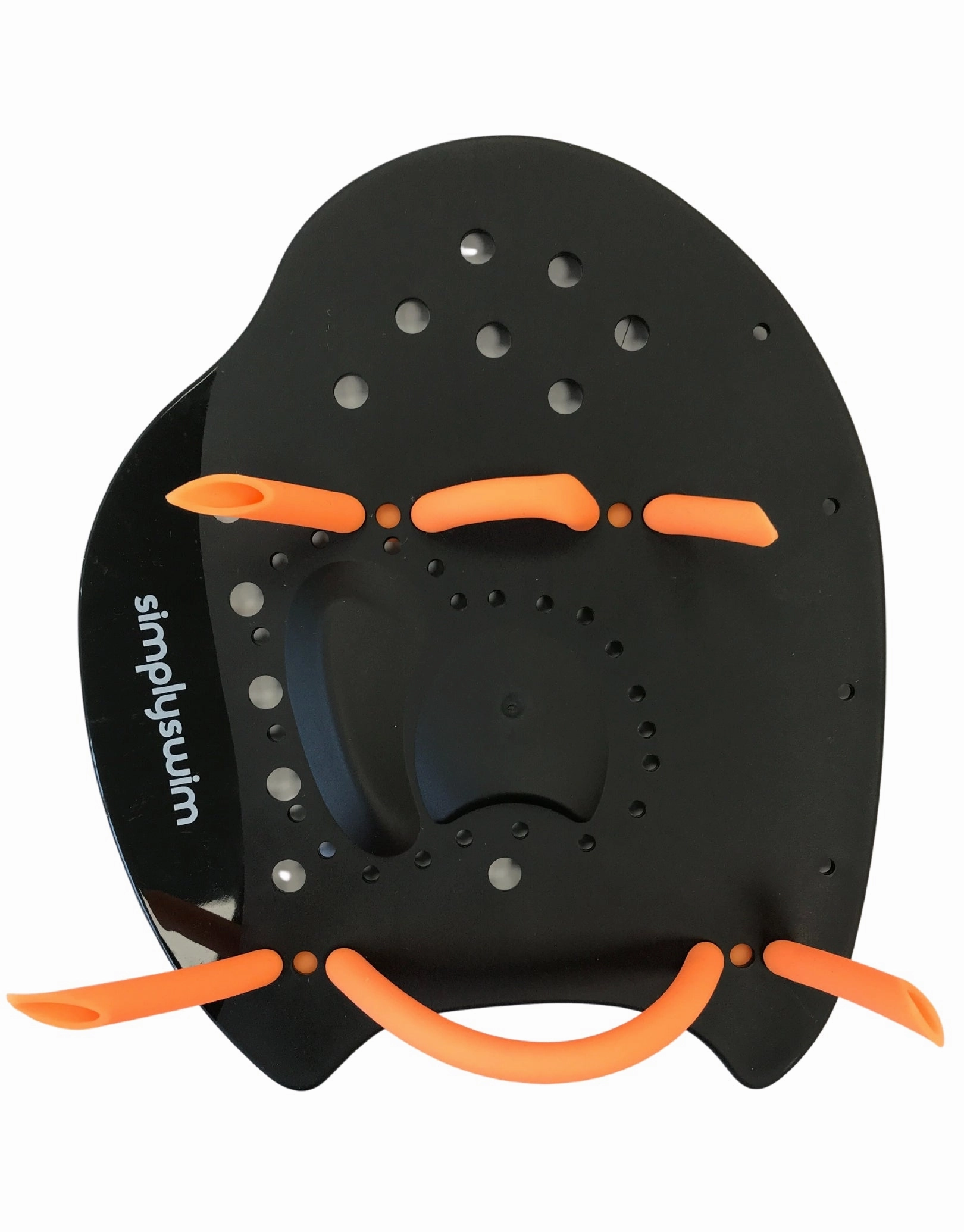 Hand Paddle - Black/Orange