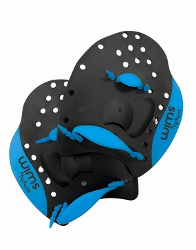 Hand Swim Paddles - Black/Blue - 3 sizes simply swimwear online, simply swim brand suits