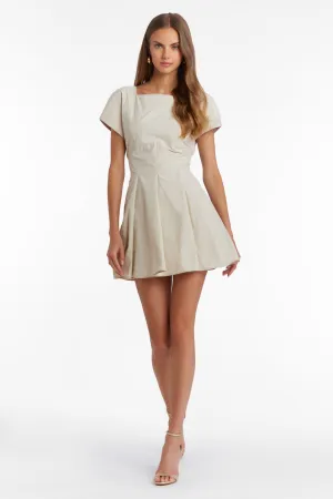 Harper Dress in Bone