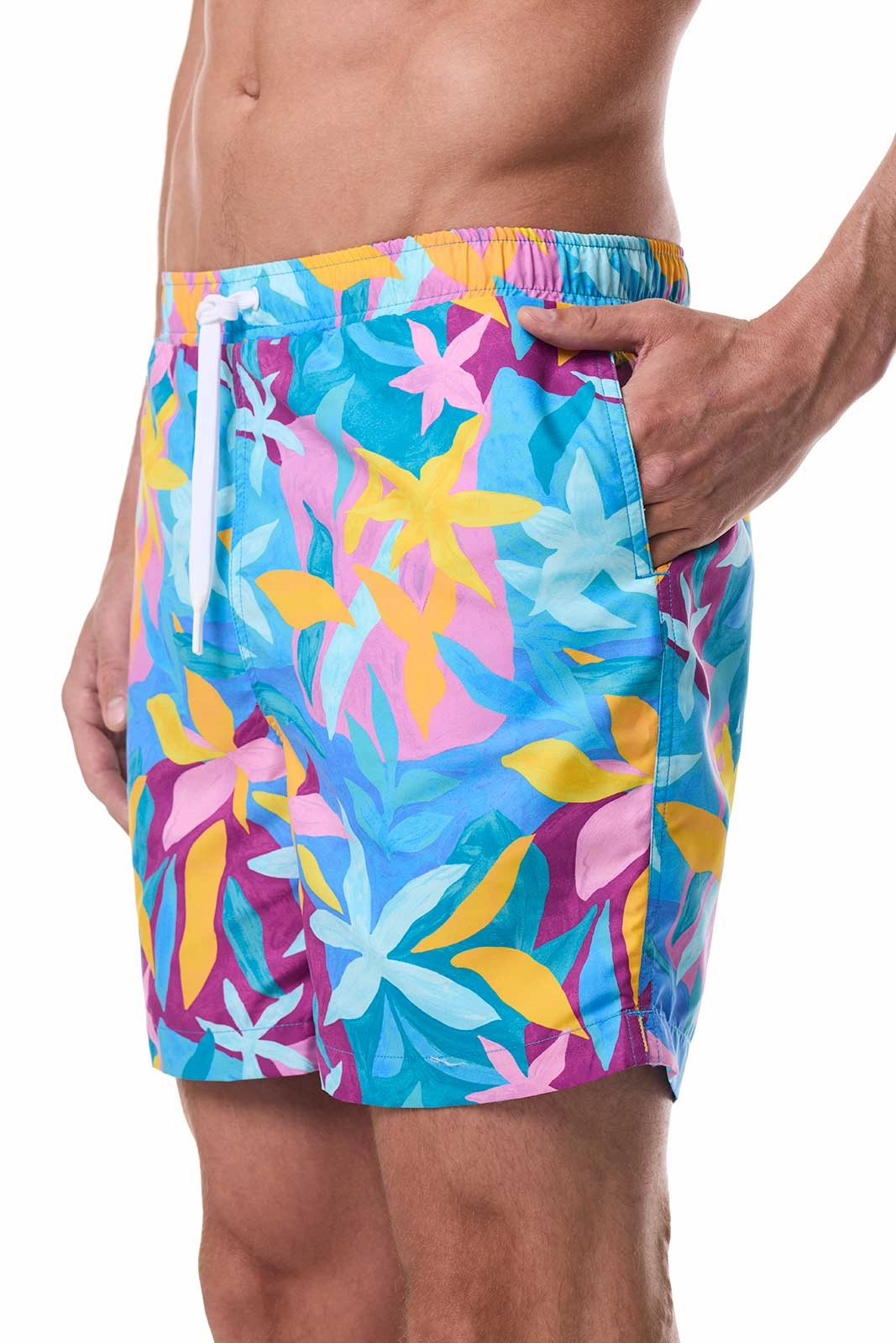 Harrison - Mens 5.5" Inseam Swim Trunk | Golden Hour