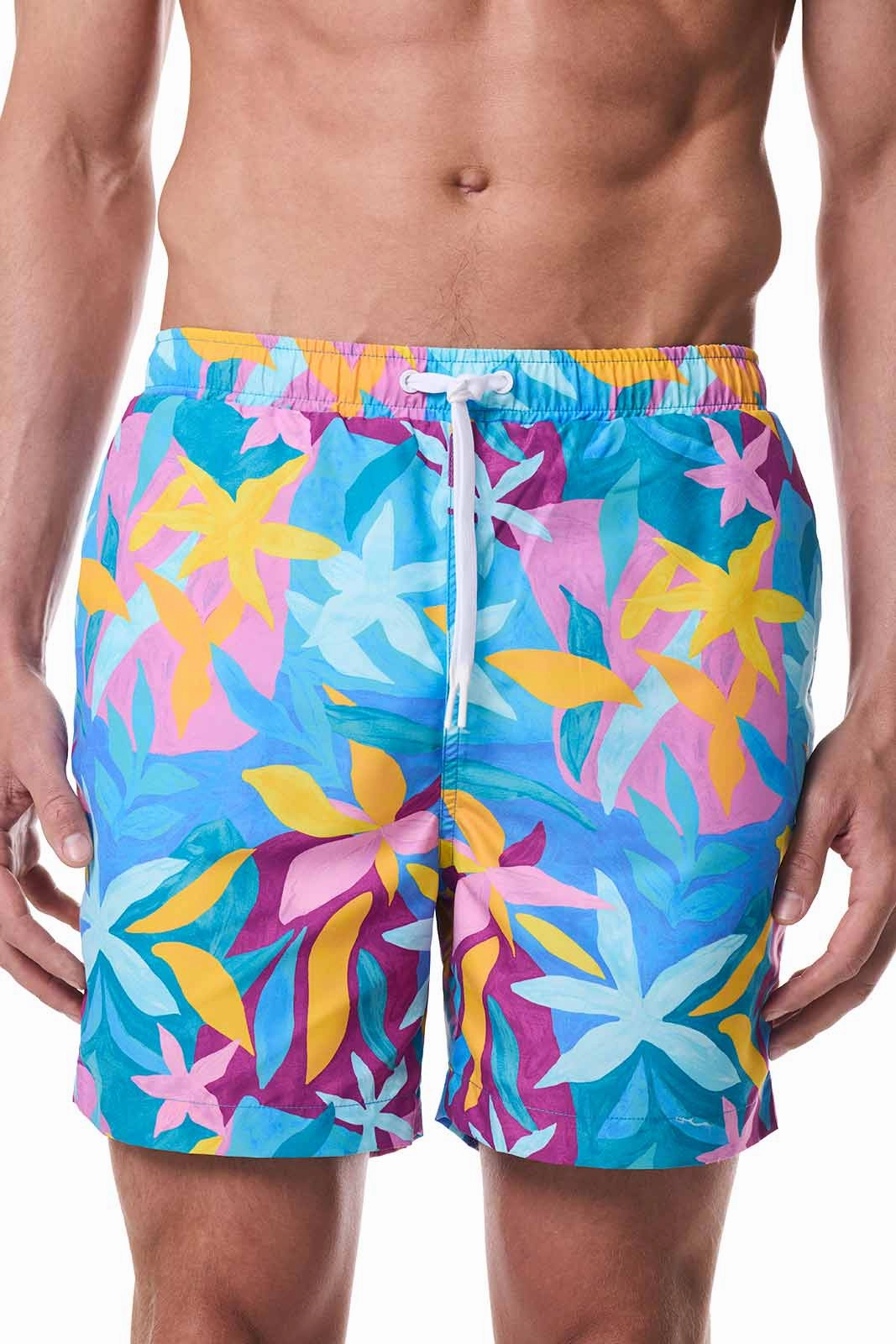 Harrison - Mens 5.5" Inseam Swim Trunk | Golden Hour