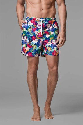 Harrison - Mens 5.5" Inseam Swim Trunk | Island Time men's full coverage swimwear, casual swimwear for men